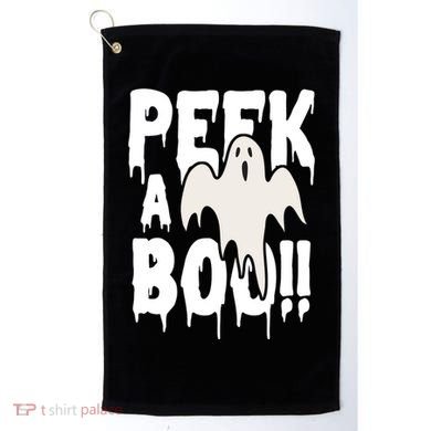 Peek A Boo Halloween Ghost Golf Towel