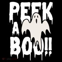 Peek A Boo Halloween Ghost Kids Sweatshirt thumb 2
