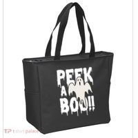 Peek A Boo Halloween Ghost Tote Bag thumb 2