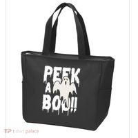 Peek A Boo Halloween Ghost Tote Bag thumb 3