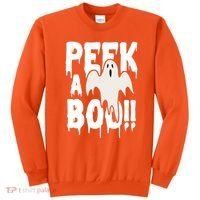 Peek A Boo Halloween Ghost Sweatshirt thumb 0