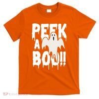 Peek A Boo Halloween Ghost T-Shirt thumb 0