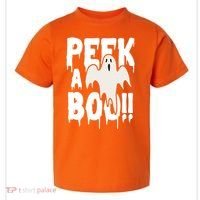 Peek A Boo Halloween Ghost Toddler T-Shirt thumb 0