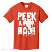 Peek A Boo Halloween Ghost Kids T-Shirt thumb 0
