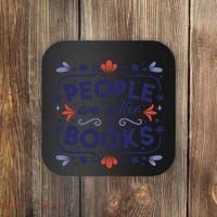 People Are Better In Books Coaster thumb 0