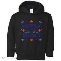 People Are Better In Books Toddler Hoodie thumb 0