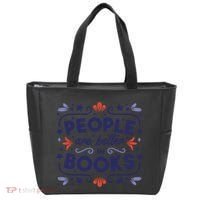 People Are Better In Books Tote Bag thumb 0