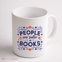People Are Better In Books Coffee Mug thumb 1