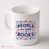 People Are Better In Books Coffee Mug thumb 0