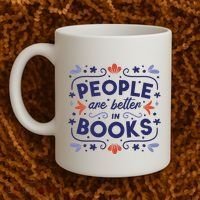 People Are Better In Books Coffee Mug thumb 2
