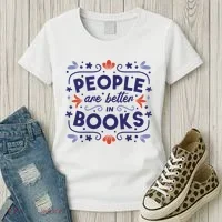 People Are Better In Books Women's T-Shirt thumb 3