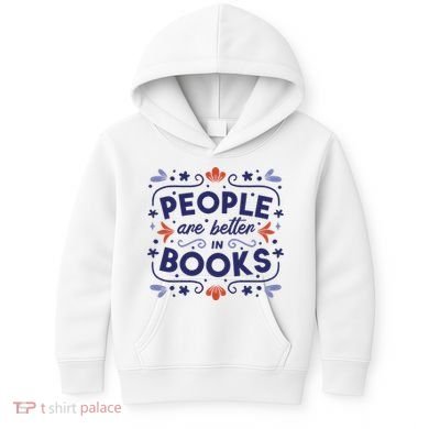 People Are Better In Books Kids Hoodie