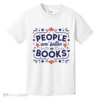 People Are Better In Books Kids T-Shirt thumb 0