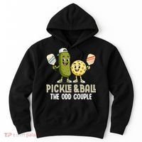 Pickle And Ball The Odd Couple Pickleball Matching Hoodie thumb 0