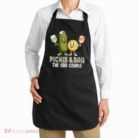 Pickle And Ball The Odd Couple Pickleball Matching Apron thumb 2