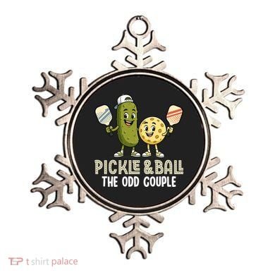 Pickle And Ball The Odd Couple Pickleball Matching Ornament