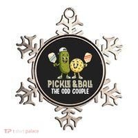 Pickle And Ball The Odd Couple Pickleball Matching Ornament thumb 0