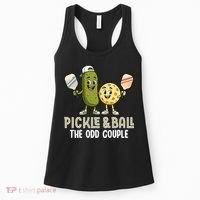 Pickle And Ball The Odd Couple Pickleball Matching Women's Tank Top thumb 0