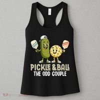 Pickle And Ball The Odd Couple Pickleball Matching Women's Tank Top thumb 3