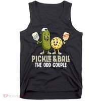 Pickle And Ball The Odd Couple Pickleball Matching Tank Top thumb 0