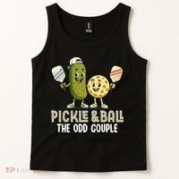 Pickle And Ball The Odd Couple Pickleball Matching Tank Top thumb 2