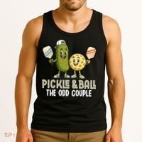 Pickle And Ball The Odd Couple Pickleball Matching Tank Top thumb 3