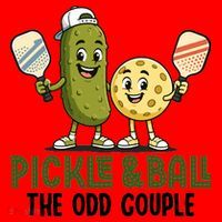 Pickle And Ball The Odd Couple Pickleball Matching Santa Hat thumb 1