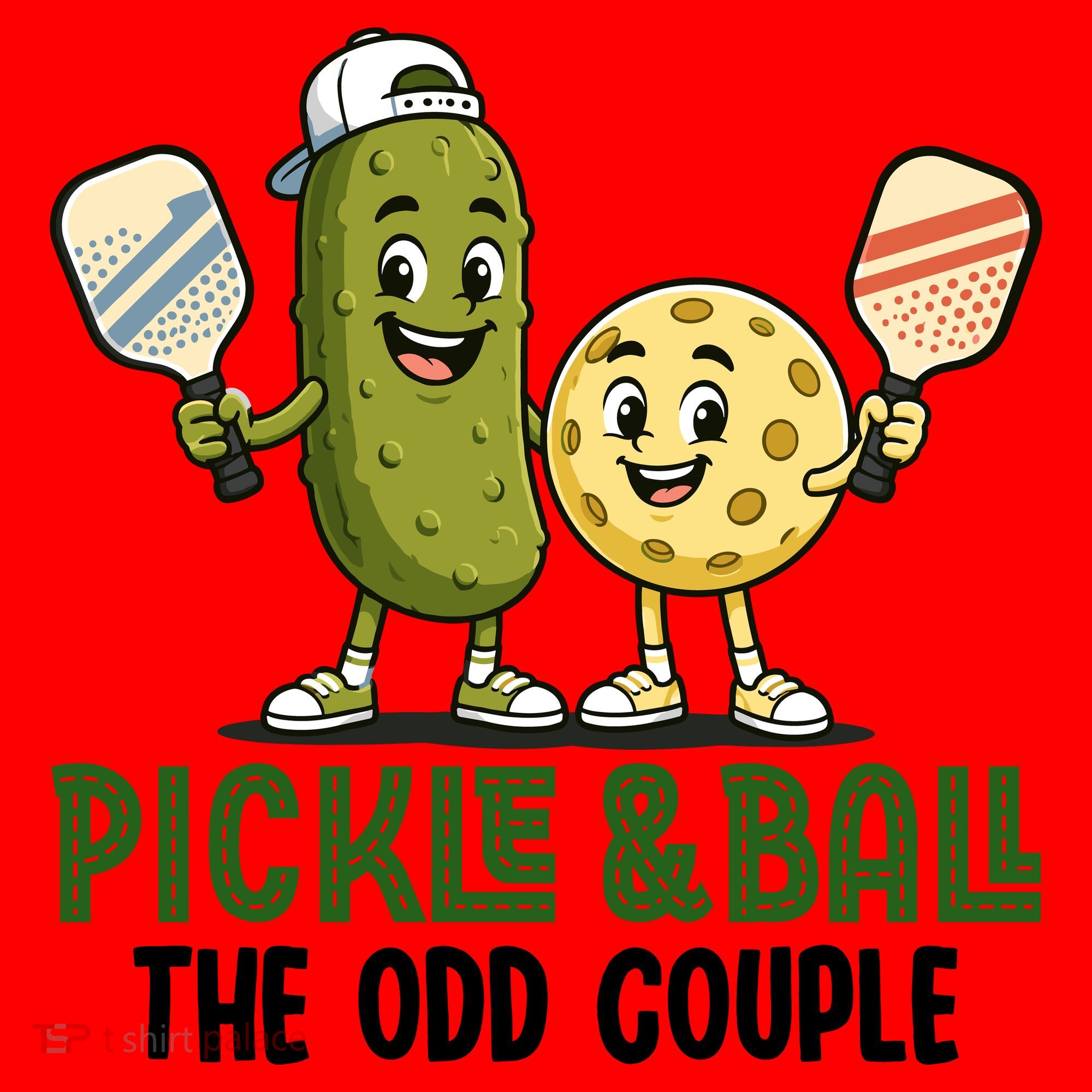Pickle And Ball The Odd Couple Pickleball Matching Santa Hat