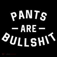 Pants Are Bullshit Funny Sarcastic Women's Hoodie thumb 2