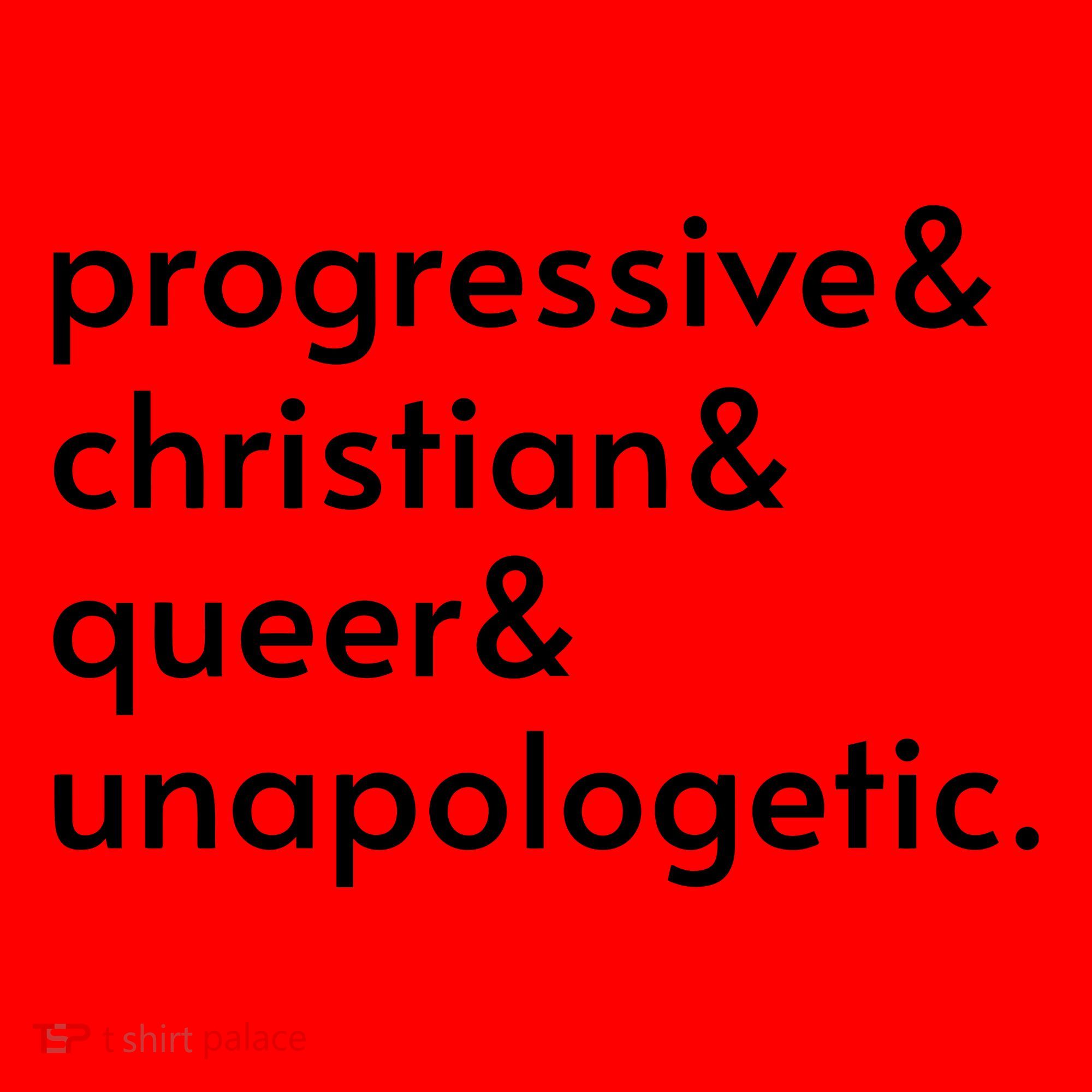 Progressive And Christian And Queer And Unapologetic Santa Hat