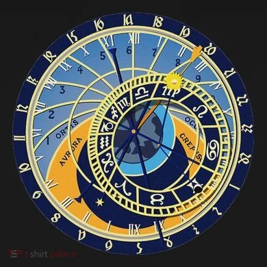 Prague Astronomical Clock Astrology Ornament