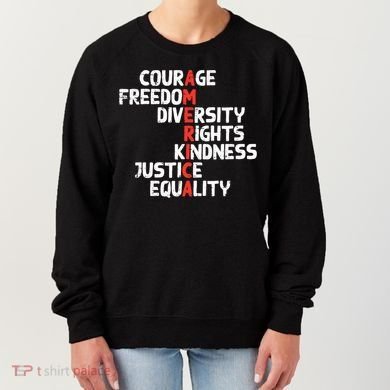 Protest America Courage Freedom Rights Resist  Women's Sweatshirt