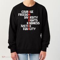 Protest America Courage Freedom Rights Resist  Women's Sweatshirt thumb 0