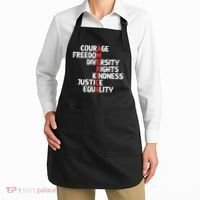 Protest America Courage Freedom Rights Resist  Apron thumb 2