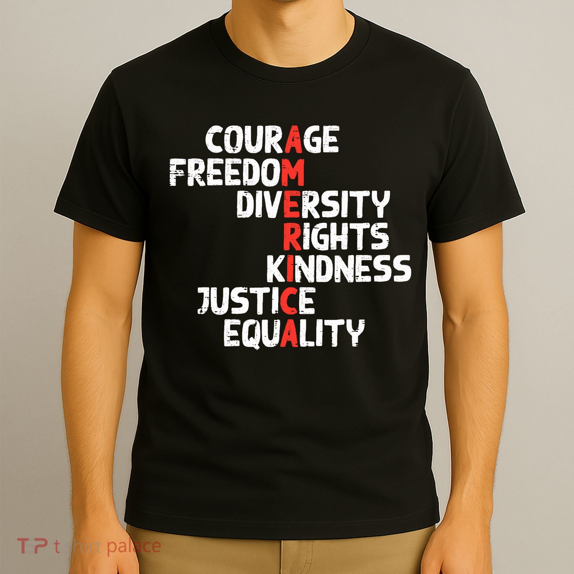Protest America Courage Freedom Rights Resist  T-Shirt