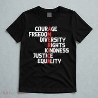 Protest America Courage Freedom Rights Resist  T-Shirt thumb 5