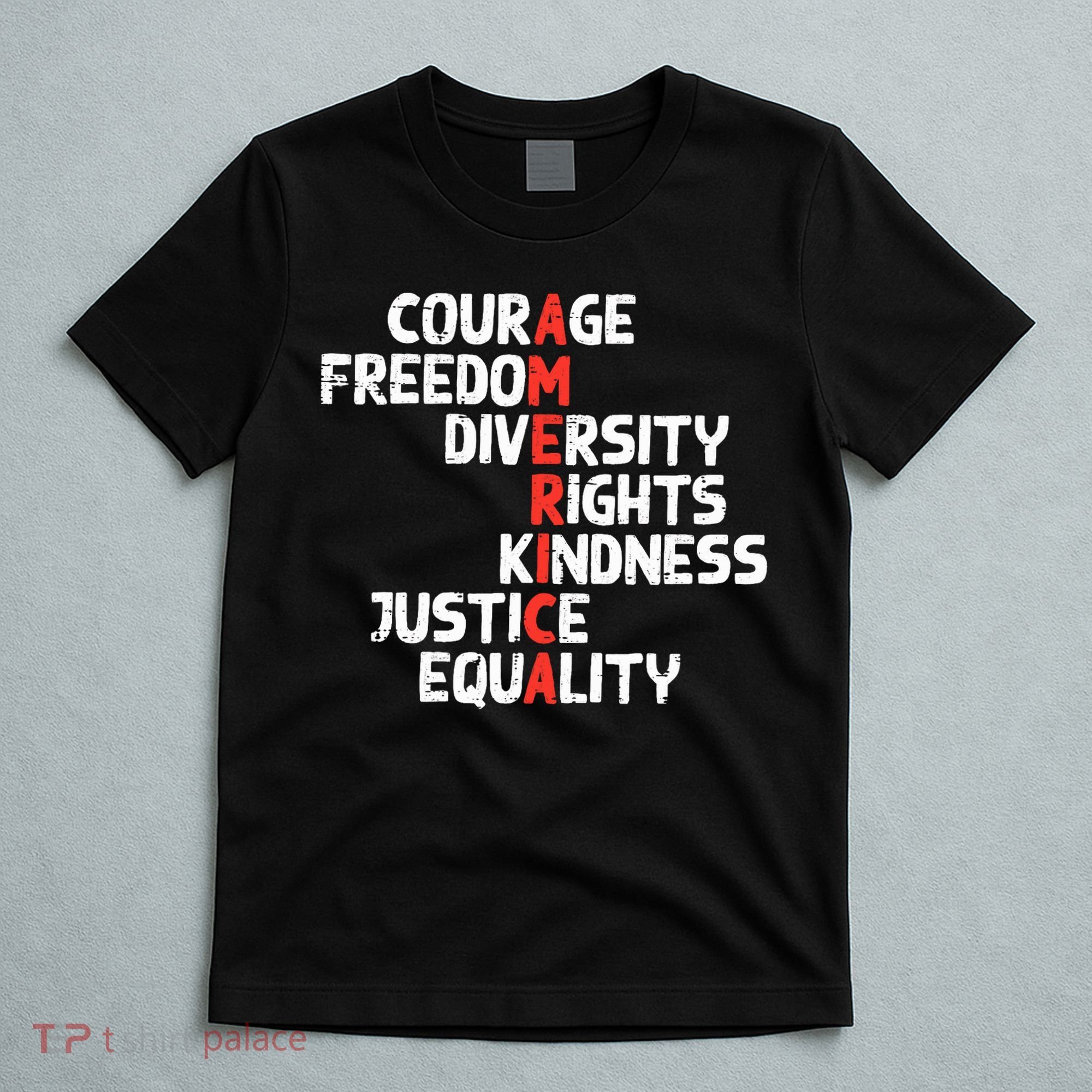 Protest America Courage Freedom Rights Resist  T-Shirt