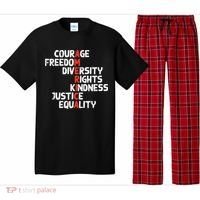 Protest America Courage Freedom Rights Resist  Pajama Set thumb 0