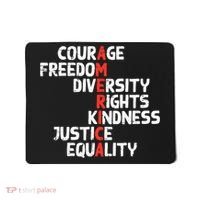 Protest America Courage Freedom Rights Resist  Mousepad thumb 0