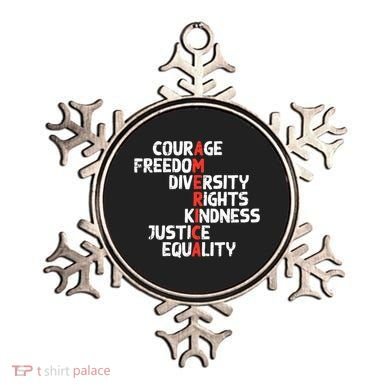 Protest America Courage Freedom Rights Resist  Ornament