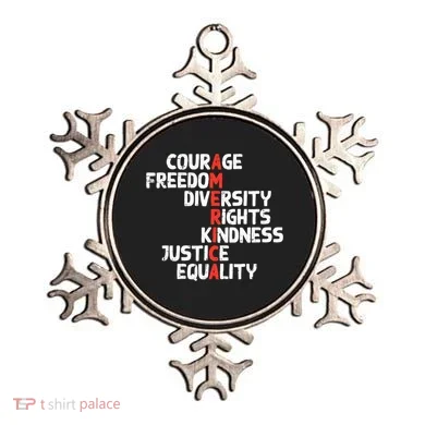 Protest America Courage Freedom Rights Resist  Ornament