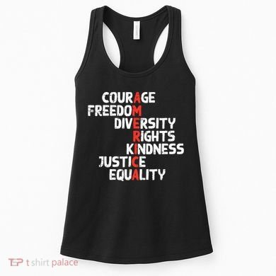 Protest America Courage Freedom Rights Resist  Women's Tank Top