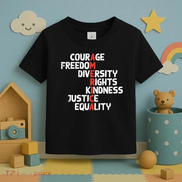 Protest America Courage Freedom Rights Resist  Toddler T-Shirt