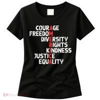 Protest America Courage Freedom Rights Resist  Women's T-Shirt thumb 0