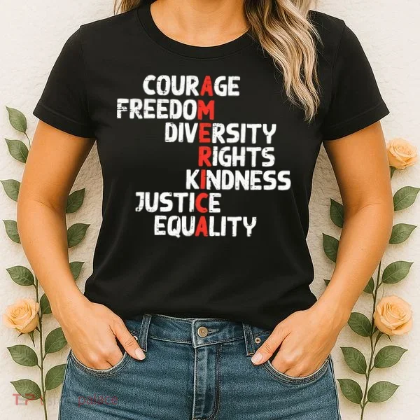 Protest America Courage Freedom Rights Resist  Women's T-Shirt