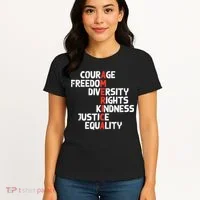 Protest America Courage Freedom Rights Resist  Women's T-Shirt thumb 4