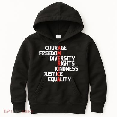 Protest America Courage Freedom Rights Resist  Kids Hoodie