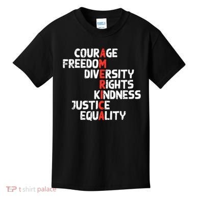 Protest America Courage Freedom Rights Resist  Kids T-Shirt
