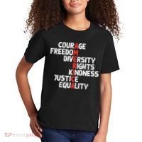Protest America Courage Freedom Rights Resist  Kids T-Shirt thumb 2