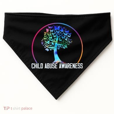 Protect All Child Abuse Prevention Awareness Month USA-Made Doggie Bandana